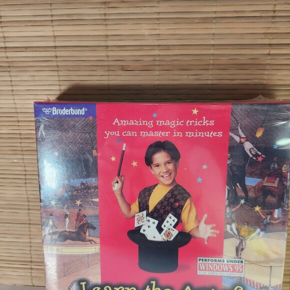 Broderbund Learn The Art Of Magic With Jay Alexander CD-Rom Vintage New Sealed - Picture 4 of 6